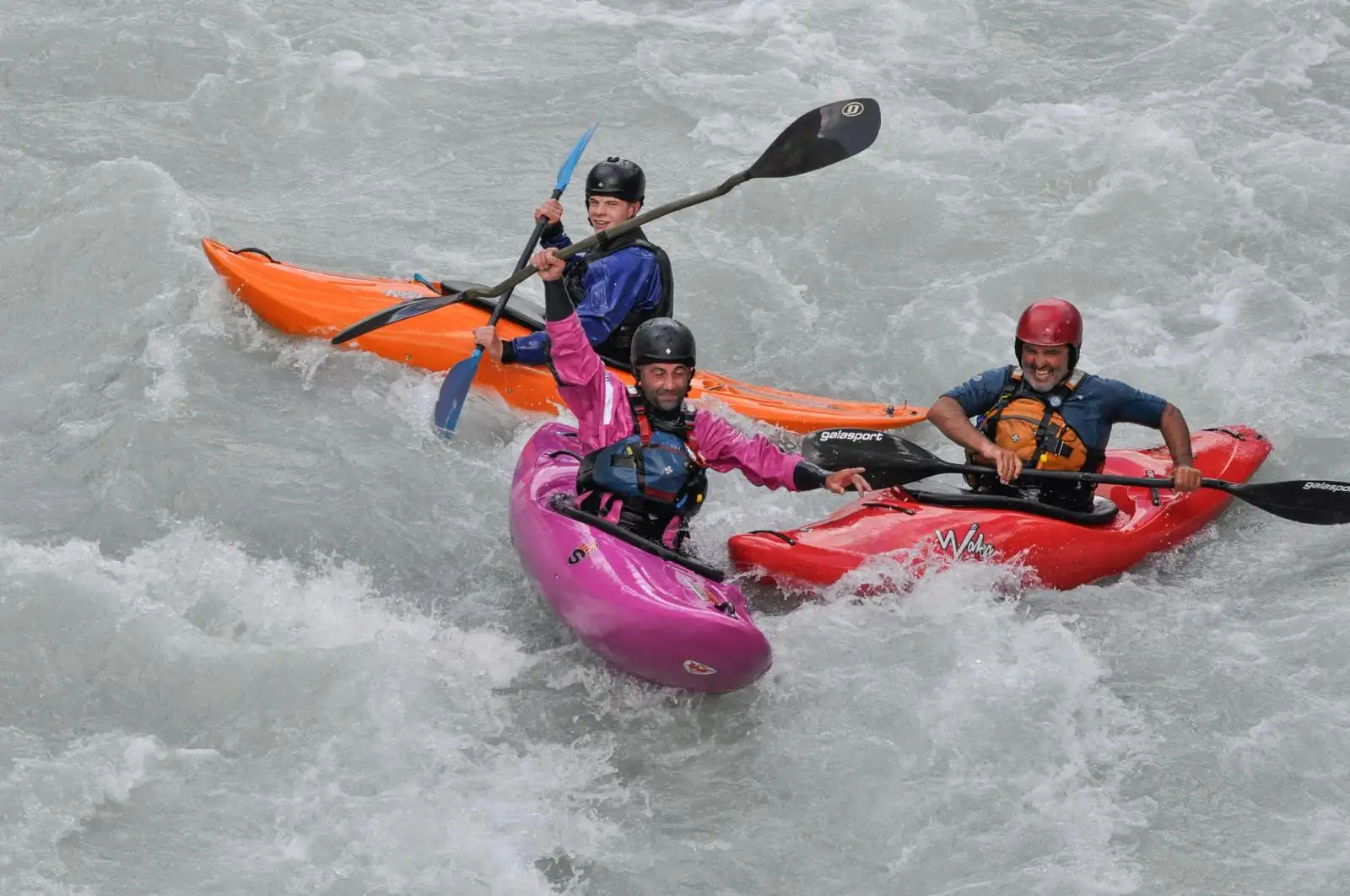 Kayak tour en Les Ecrins, Alpes
